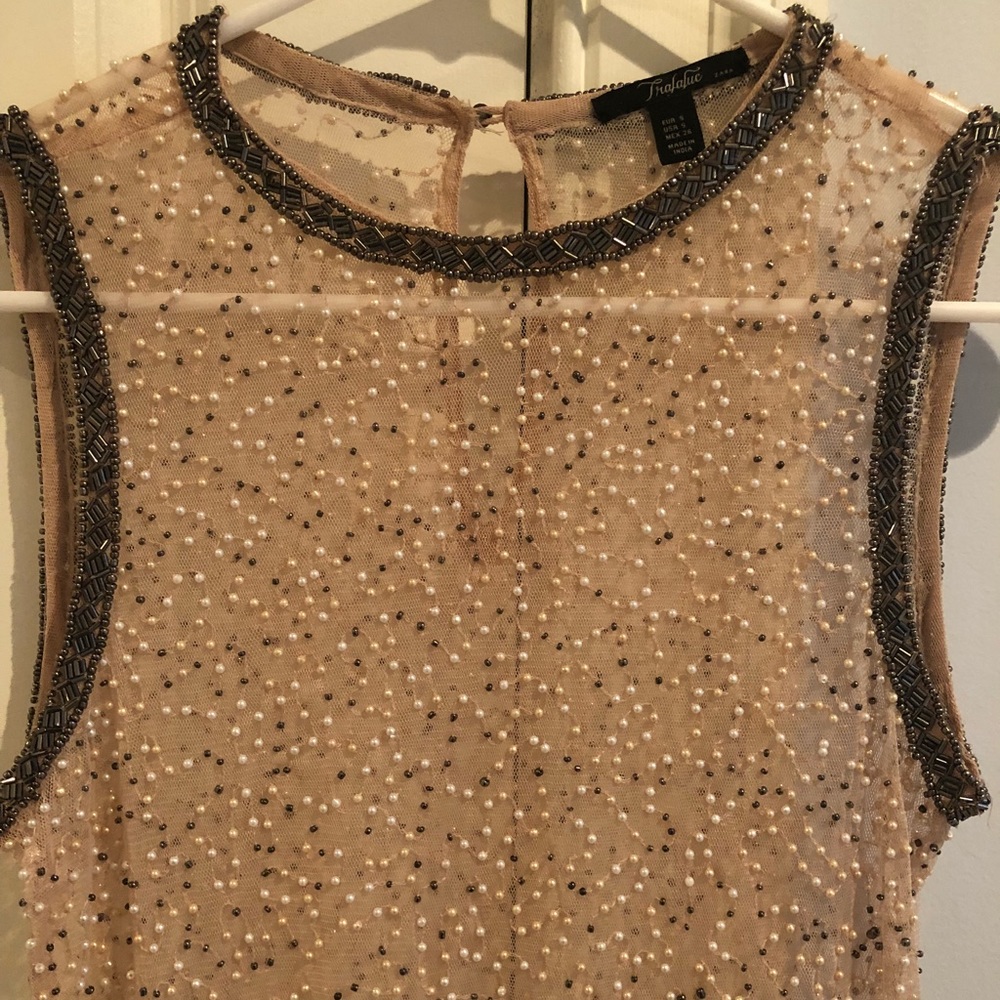 Zara beaded top